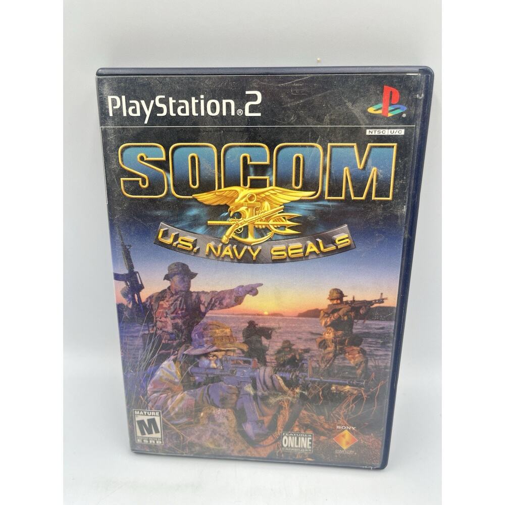 SOCOM U.S. Navy SEALs - PlayStation 2 PS2 - Complete w/ Manual